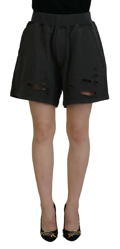 Overstock Dsqua²  Cotton Mid Waist Tatte Tape Women's Shorts