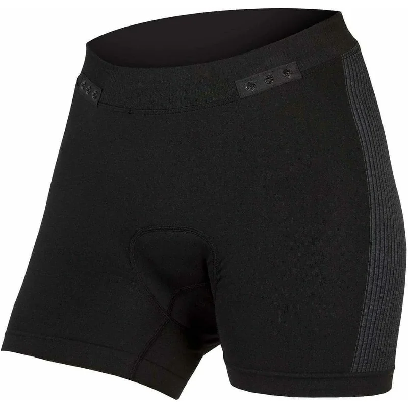 Blowout Deals Endura Engineered Padded Womens Boxer Short With ClickFast - Black
