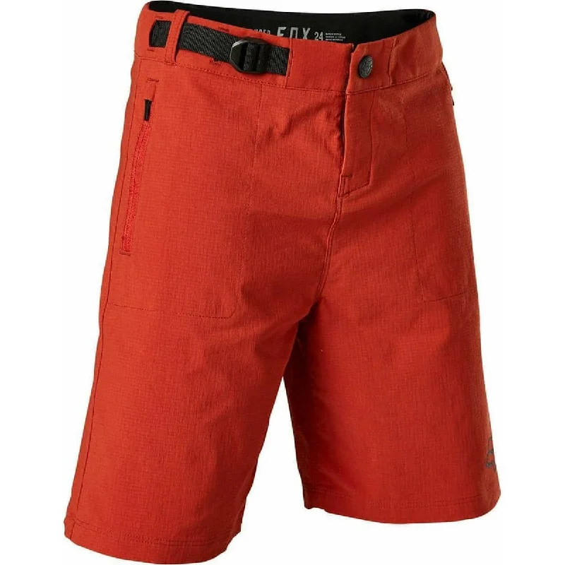Super Savings Fox Ranger Liner Junior Baggy Cycling Shorts - Red