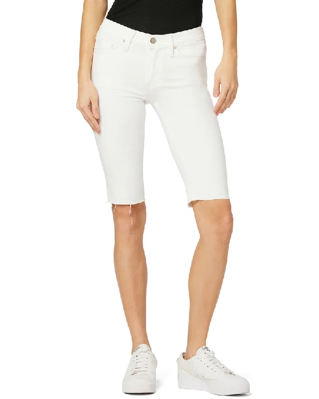 Super Deal HUDSON Jeans Amelia Mid-Rise Knee Short White Jean