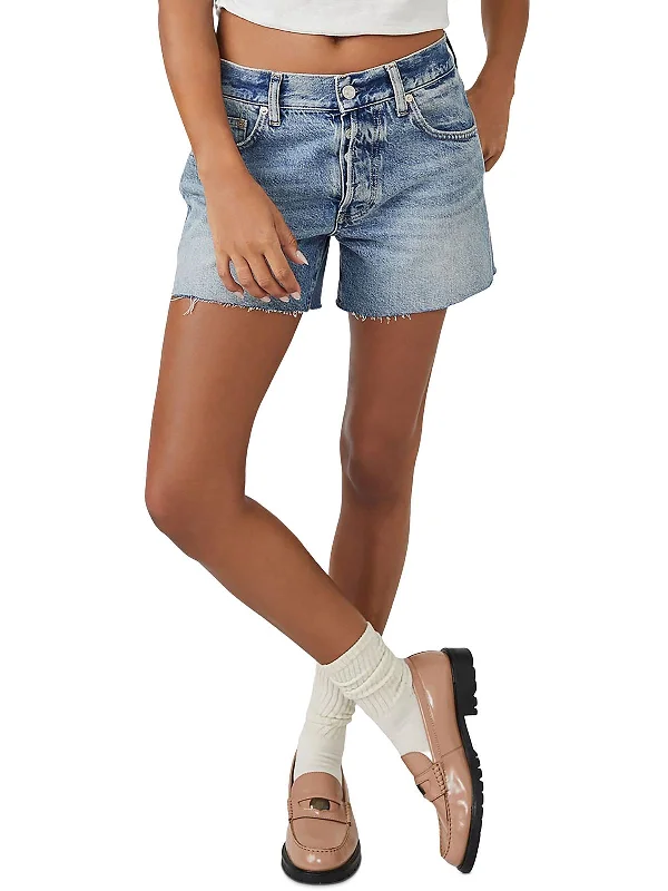 Mega Deal Ivy Womens Raw Hem Denim Cutoff Shorts