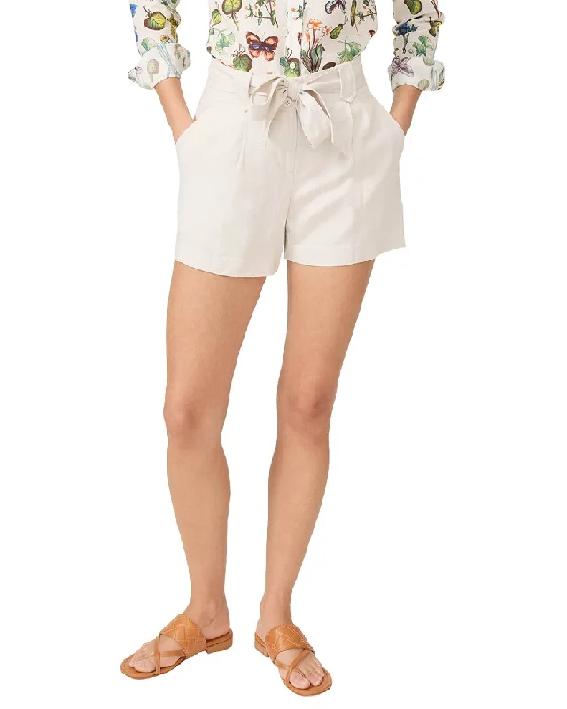 Deal Zone J.McLaughlin Solid Abbie Linen-Blend Short