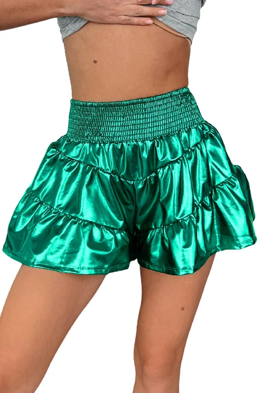 Queen Shorts In Green