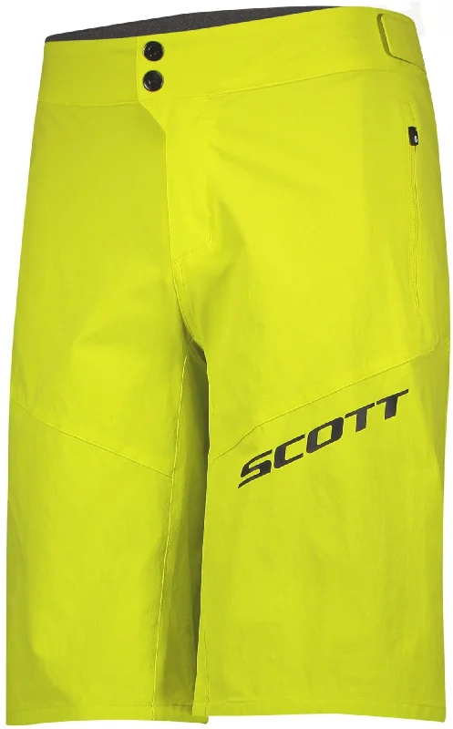Price Reduction Scott Endurance Loose Fit Padded Mens Cycling Shorts - Yellow