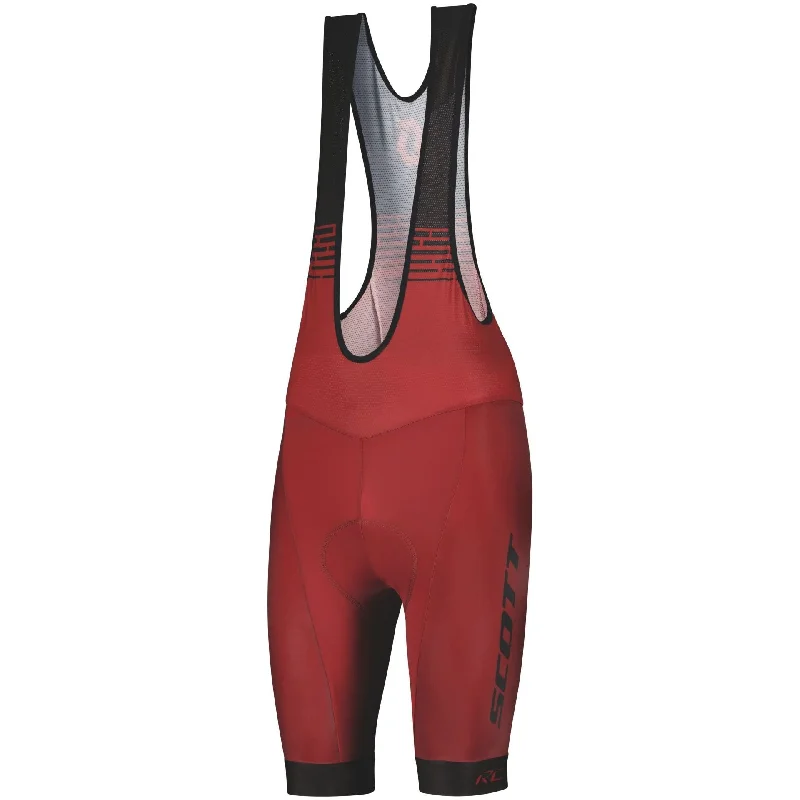 Stock Up and Save Scott RC Team ++ Mens Cycling Bib Shorts - Red