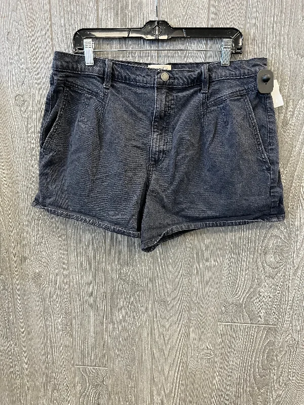 Can't Be Beat Shorts By Universal Thread In Black Denim, Size: 16