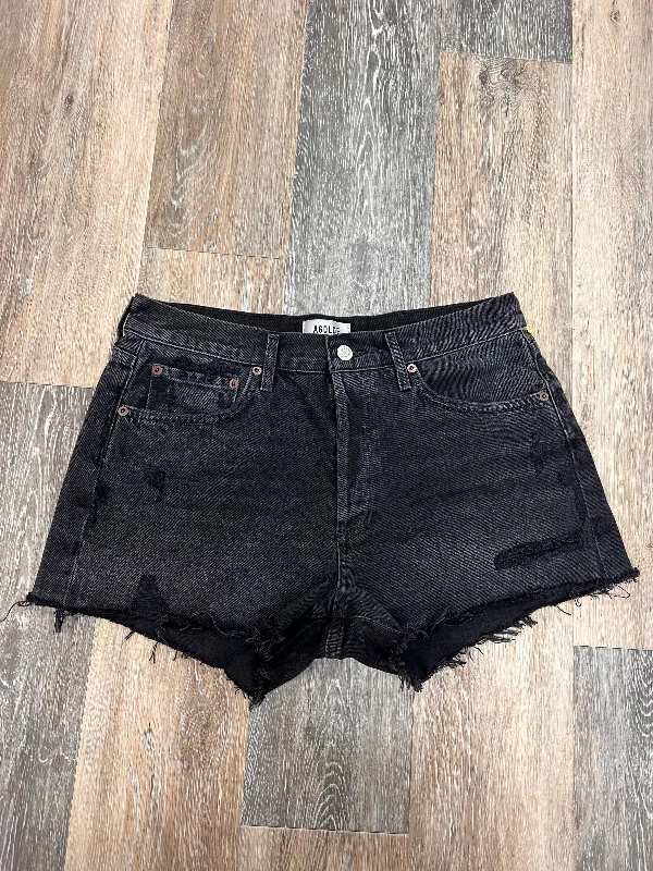 Shorts Designer By Agolde In Black Denim, Size: 8/29