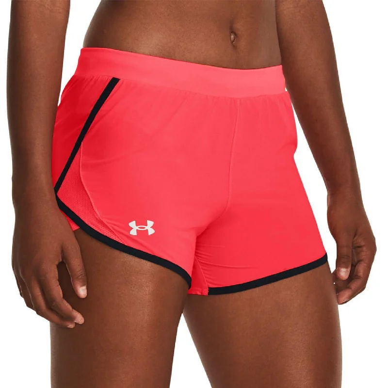 Fantastic Offers Under Armour Fly By 2.0 Womens Running Shorts - Pink
