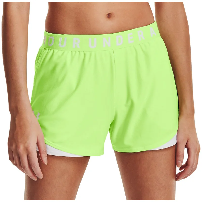 Limited Time Under Armour Play Up 3.0 Womens Running Shorts - Green