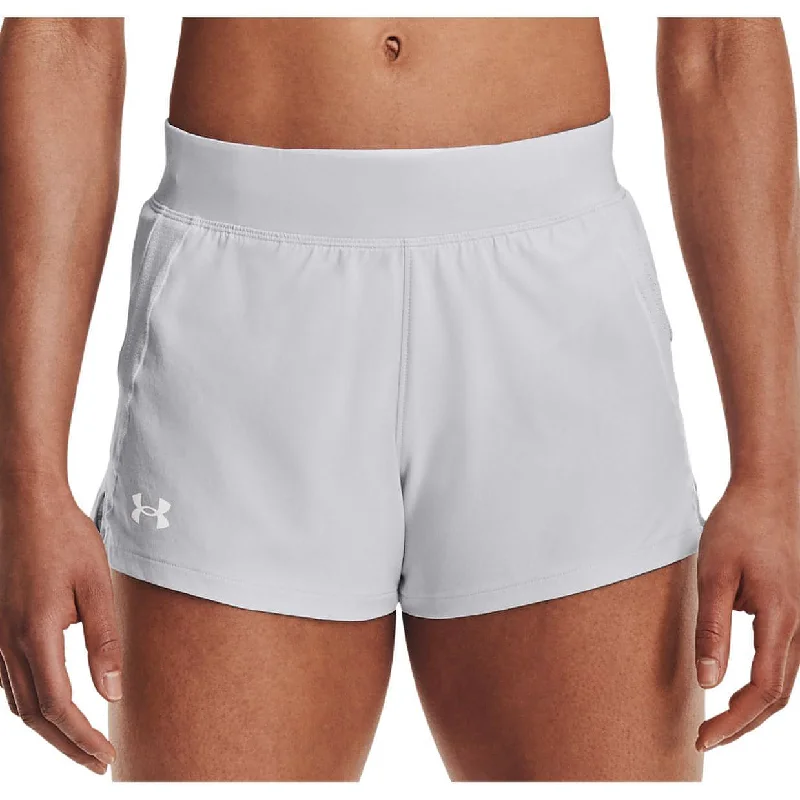 Take Advantage Under Armour Qualifier Speedpocket Womens Running Shorts - Grey