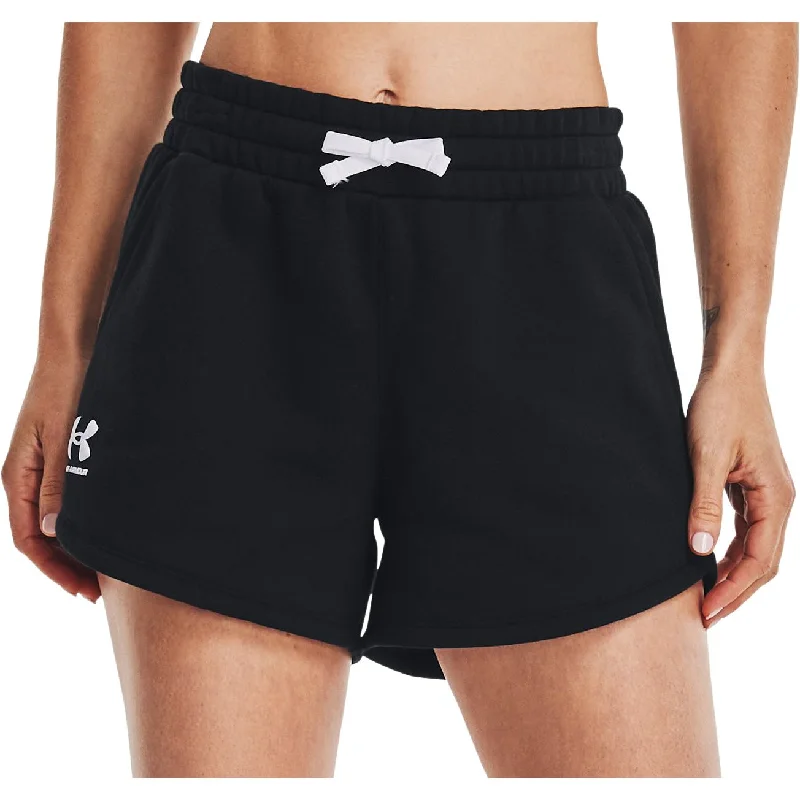 Fantastic Offers Under Armour Rival Fleece Womens Training Shorts - Black