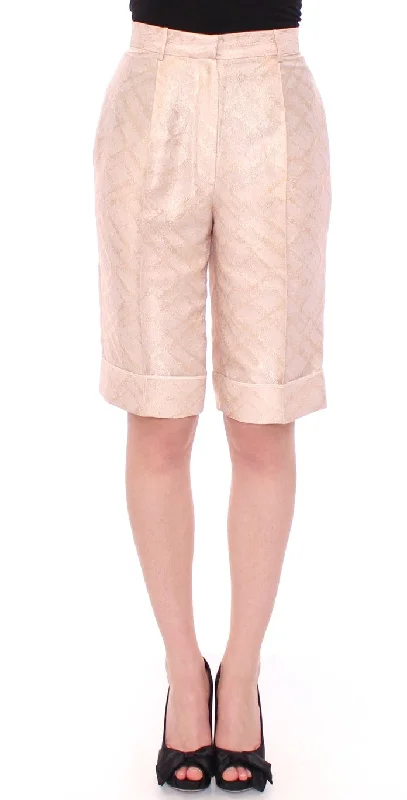 Zeyneptosun  Brocade Above Knee Women's Shorts