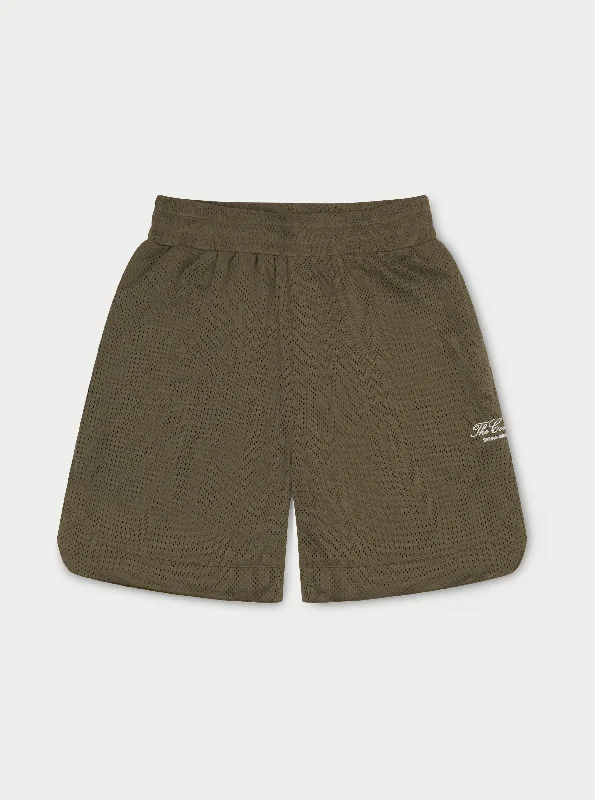 AIRTEX PANELLED SHORTS - KHAKI