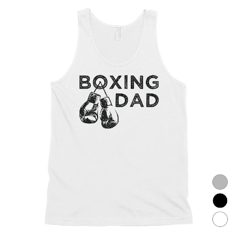 Boxing Dad Mens Motivational Sweet Cool Fun Sleeveless Top Dad Gift