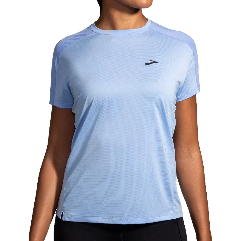Online Specials Brooks Sprint Free 2.0 Short Sleeve Womens Running Top - Purple