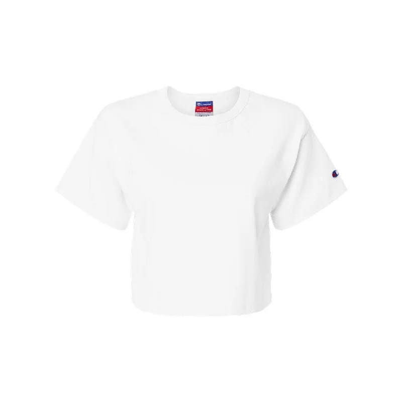 Factory Direct Sale Champion Women's Heritage Jersey Crop T-Shirt