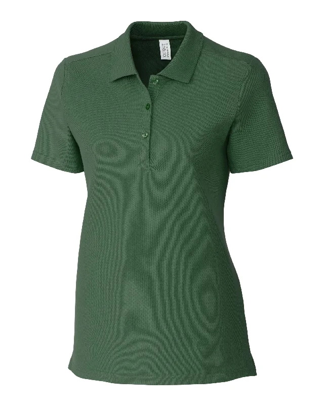 Price Fest Clique Addison All Cotton Pique Short Sleeve Womens Polo