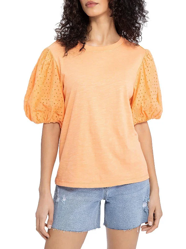 Grand Opening Sale Cloud Control Womens Eyelet Slub T-Shirt