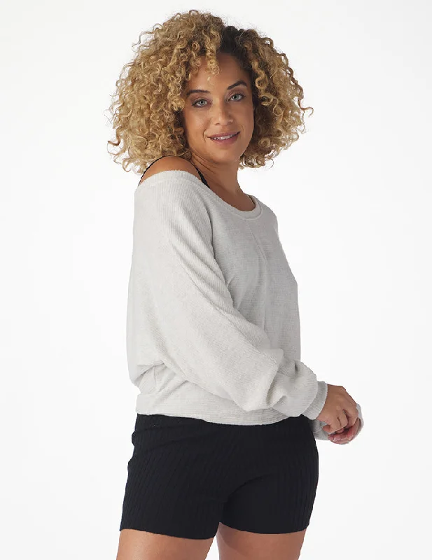 Quick Sale Comfort Dolman: Oatmeal Heather