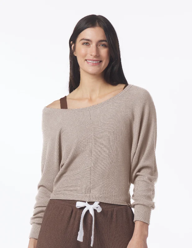 Hurry In Comfort Dolman: Mocha