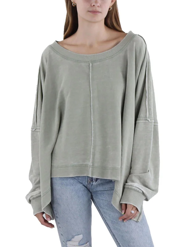 Special Price Daisy Womens Heathered Cotton Sweatshirt