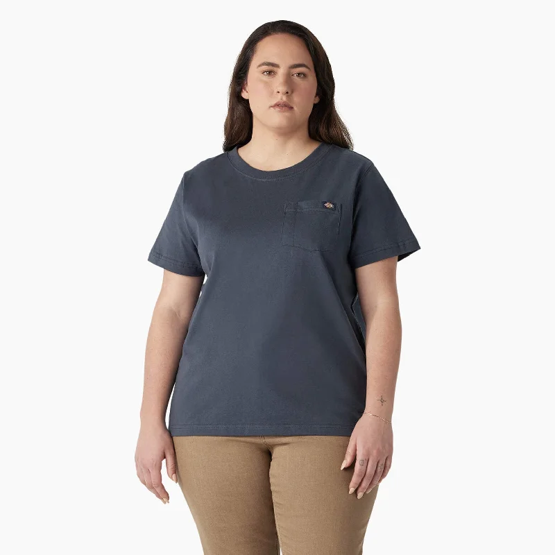 Limited Stock Dickies Women's Plus Heavyweight Short Sleeve T-Shirt