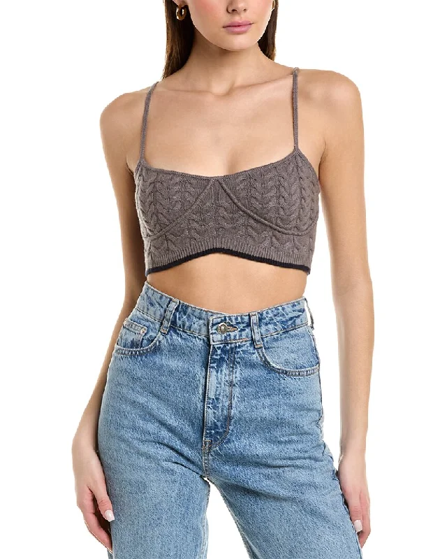 Huge Savings Favorite Daughter Cable Wool-Blend Bra