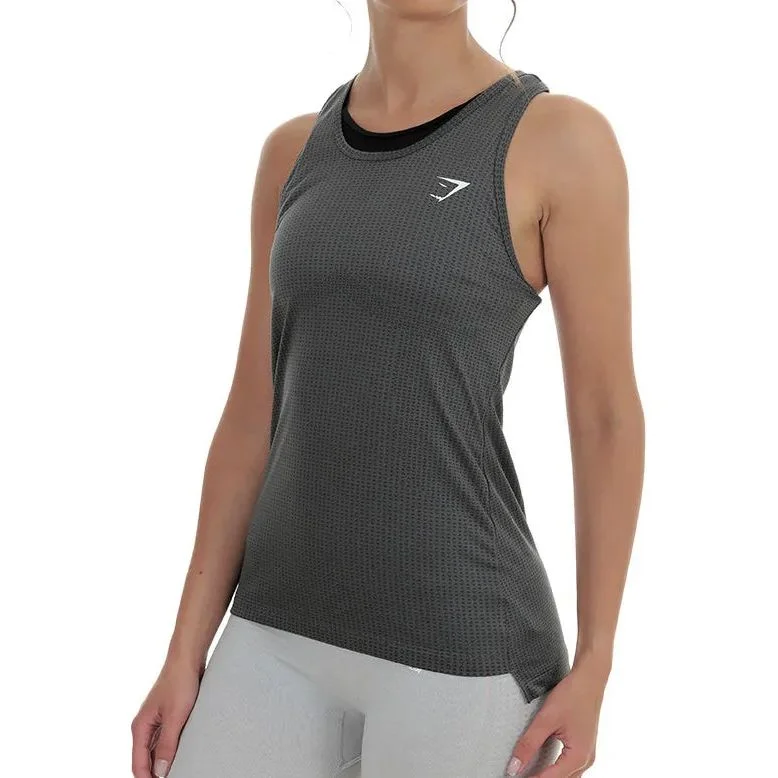 Can't Be Beat Gymshark Apex Womens Training Vest Tank Top - Grey