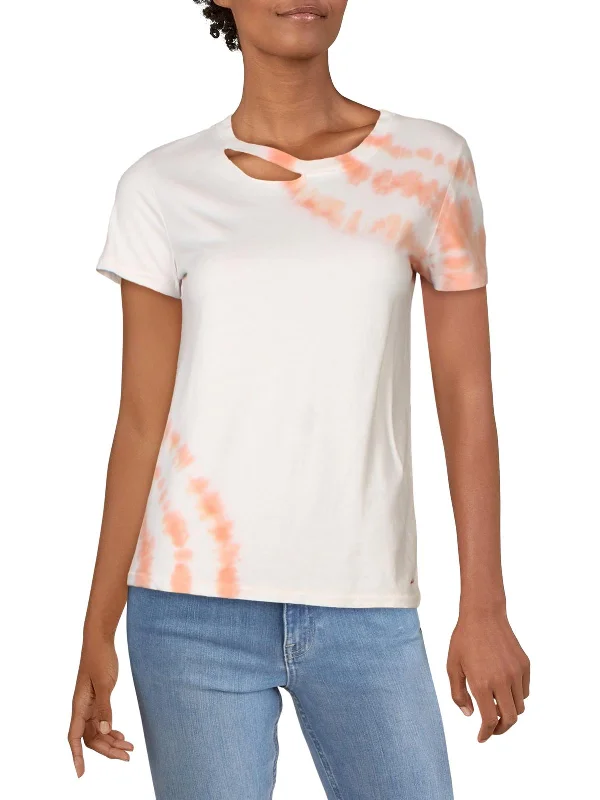 Savings Alert Harlow Womens Cotton Tie-Dye T-Shirt