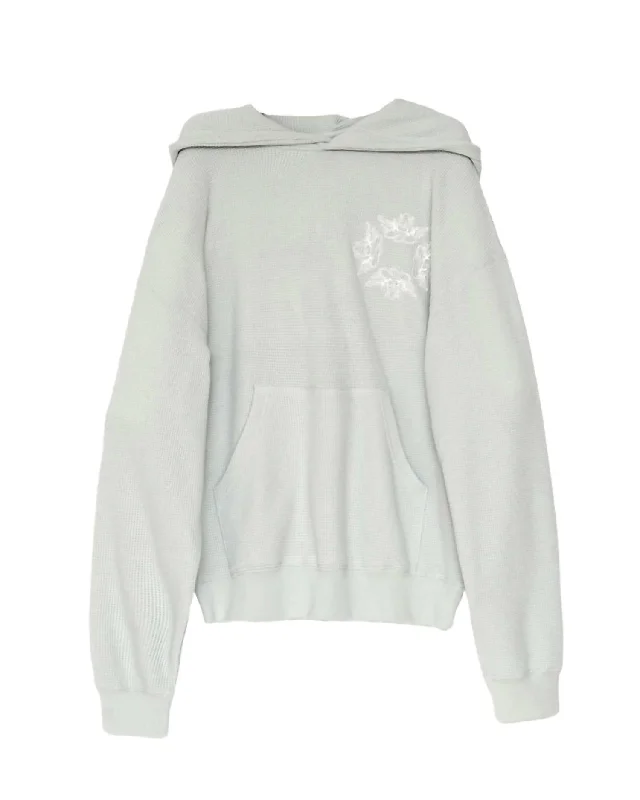 Act Fast Heartstrings Racer Hoodie In Grey