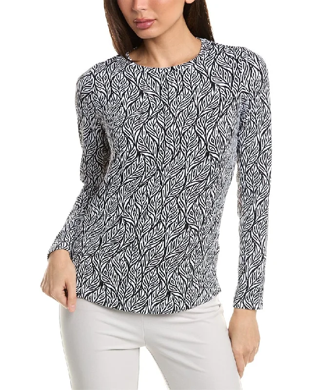 Final Clearance IBKUL Long Sleeve Crewneck Top