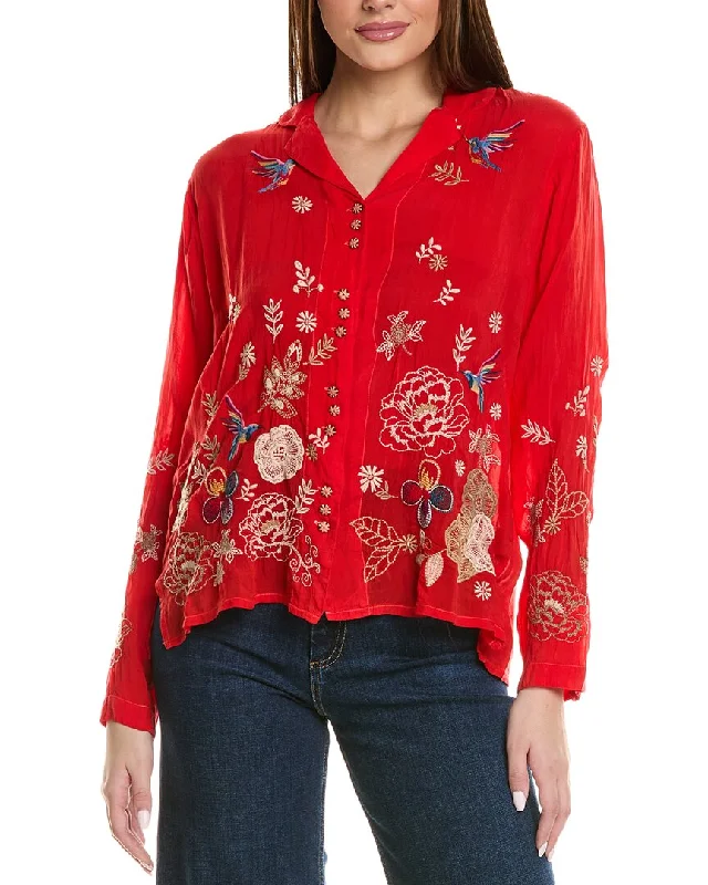 Bargain Blast Johnny Was Tokyo Blossom Blouse