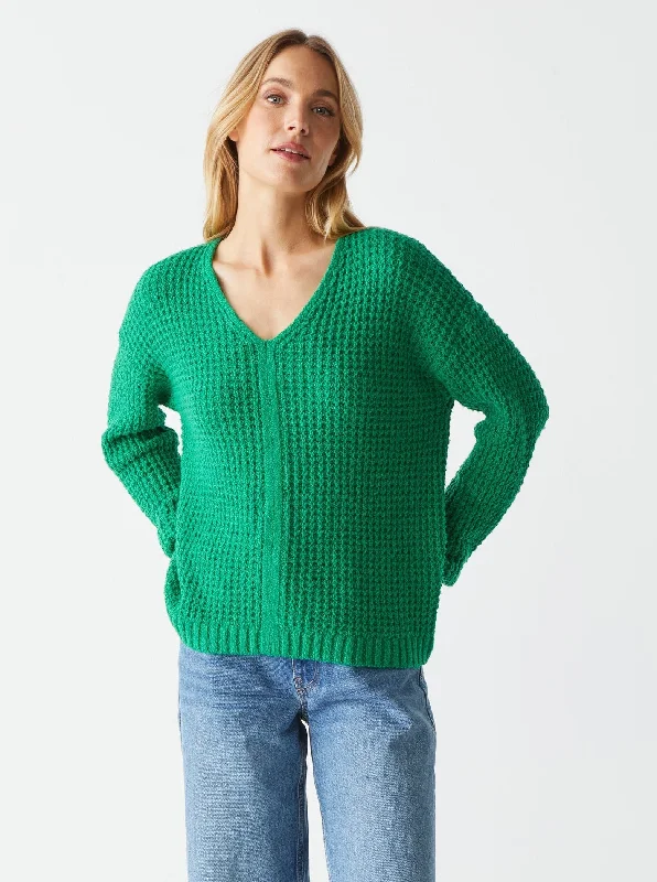 Kelsie Pullover Sweater - Kelly