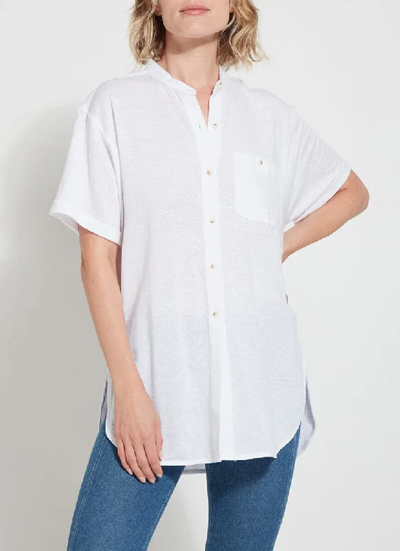 Limited Edition Linen Jersey Button Down