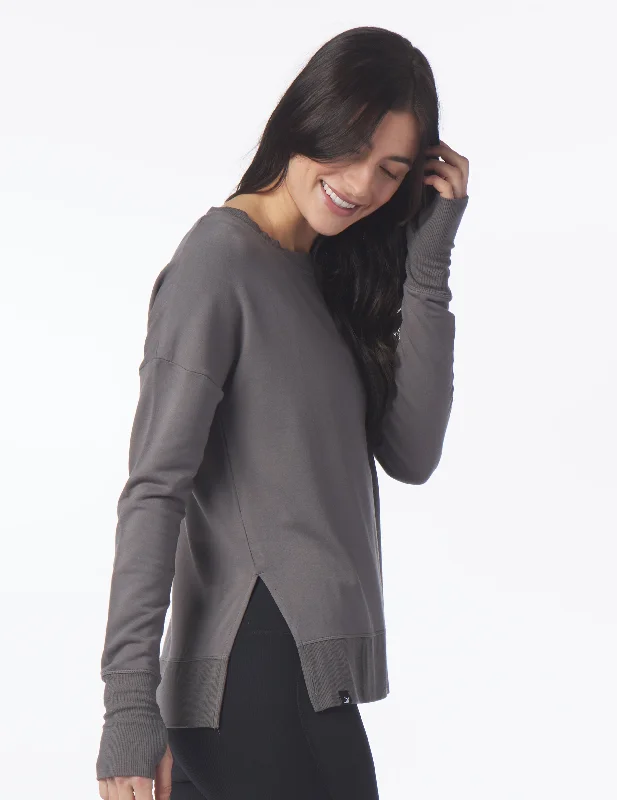 Don't Miss Lounge Long Sleeve: Silver Fog