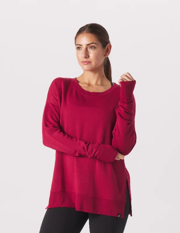 Stock Up and Save Lounge Long Sleeve: Cardinal
