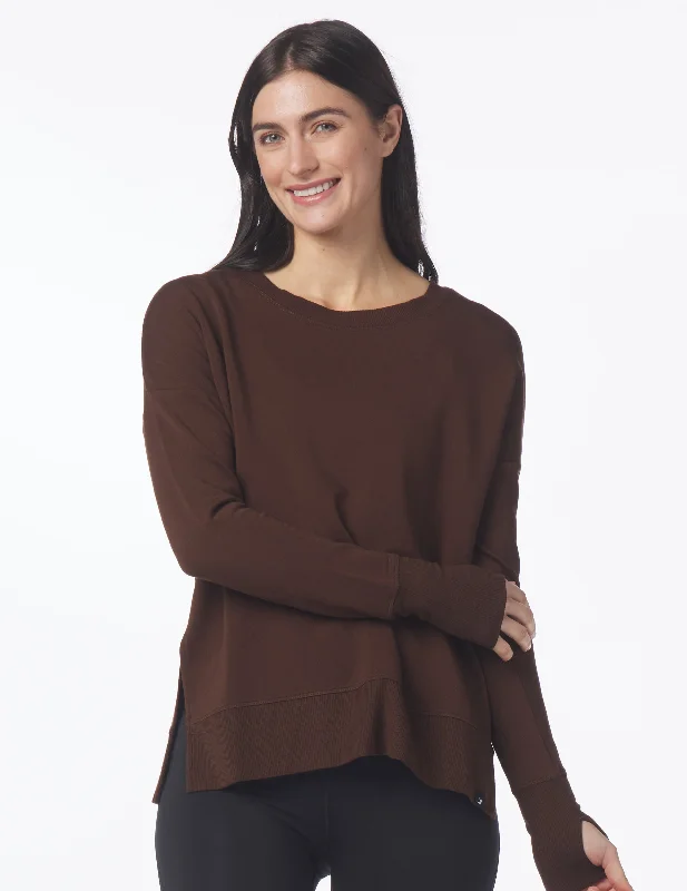 Price Smash Lounge Long Sleeve: Espresso