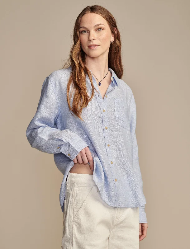 Special Discount Lucky Brand Women's Linen Prep Shirt