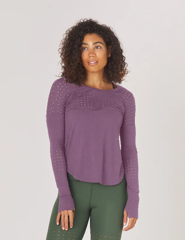 Deal Zone Mood Long Sleeve: Berry Wine