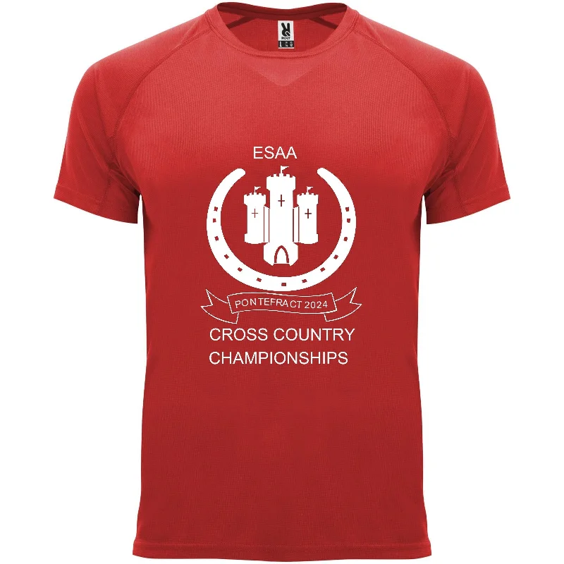 Special Discount More Mile ESAA Pontefract 2024 Championships Short Sleeve Running Top - Red Special Discount More Mile ESAA Pontefract 2024 Championships Short Sleeve Running Top - Red