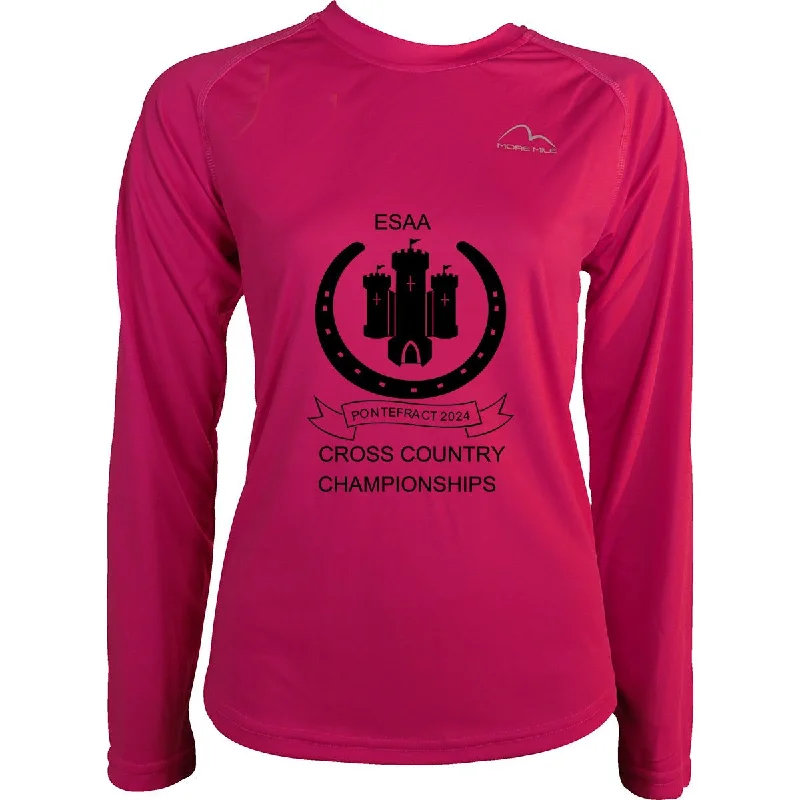 Price Rollback More Mile Vision ESAA Pontefract 2024 Championships Big Logo Womens Running Top - Pink Price Rollback More Mile Vision ESAA Pontefract 2024 Championships Big Logo Womens Running Top - Pink