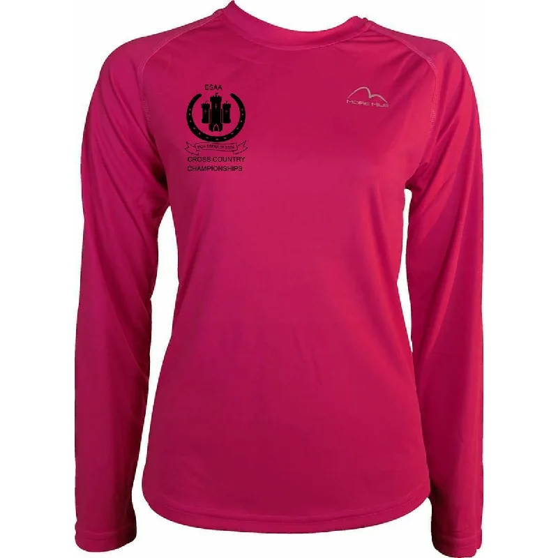 Quick Sale More Mile Vision ESAA Pontefract 2024 Championships Womens Running Top - Pink Quick Sale More Mile Vision ESAA Pontefract 2024 Championships Womens Running Top - Pink