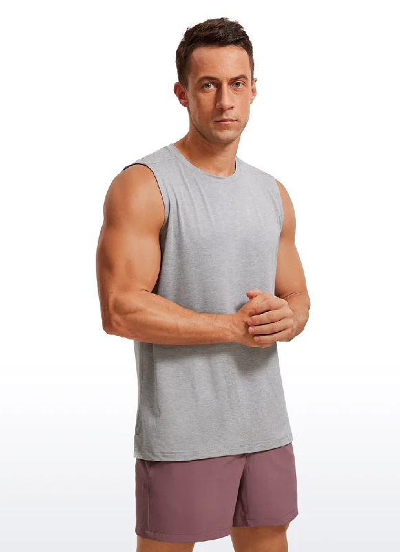 Stretch Quick Dry Tank Tops Crewneck