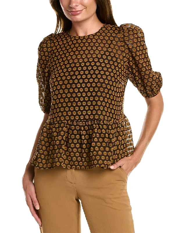 Season Finale Sale Nanette Nanette Lepore Clipped Dot Blouse