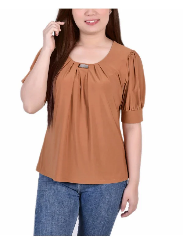 Year-End Sale Petites Womens Office Professional Blouse