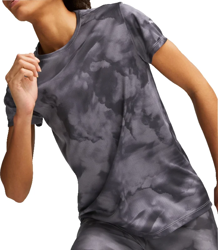 Don’t Miss Out Puma Favourite Short Sleeve Womens Running Top - Black