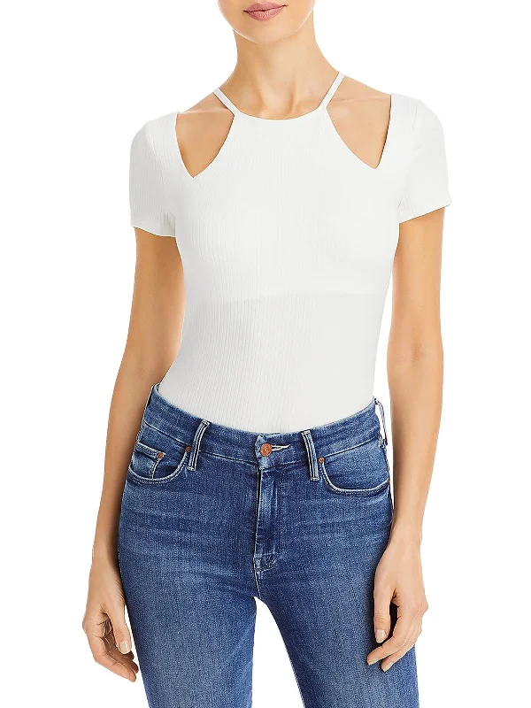 Mega Sale Reedley Womens Knit Ribbed Bodysuit