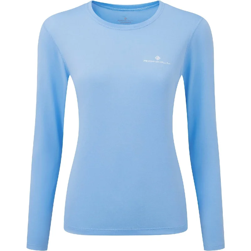 Special Discount Ronhill Core Long Sleeve Womens Running Top - Blue