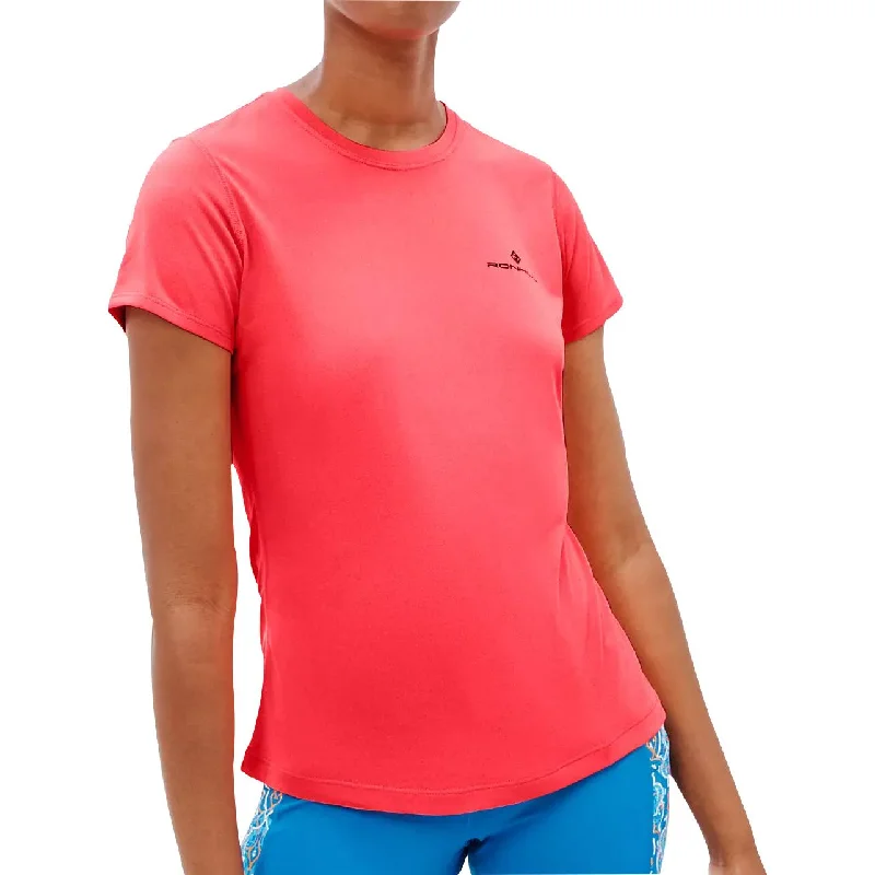 Don't Miss Ronhill Core Short Sleeve Womens Running Top - Pink
