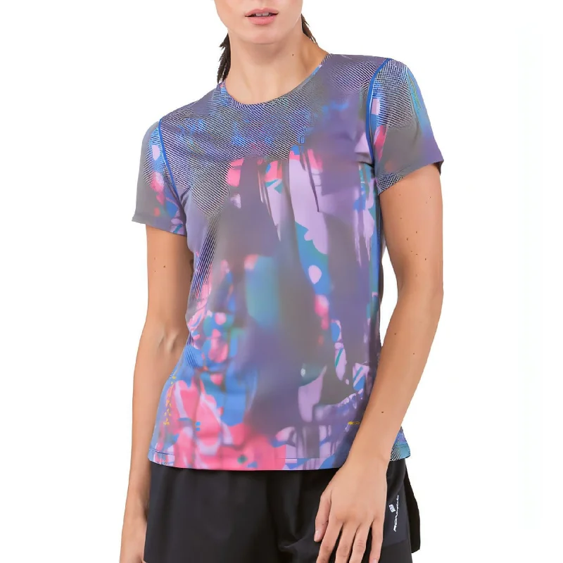 Reduced Prices Ronhill Tech Golden Hour Short Sleeve Womens Running Top - Blue